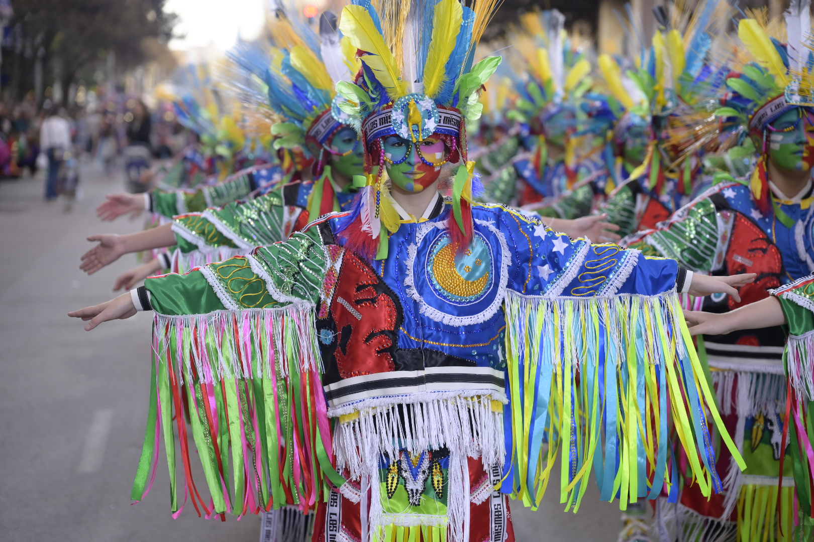 Las mejores imágenes del colorido desfile infantil del Carnaval de Badajoz 2024 (I)