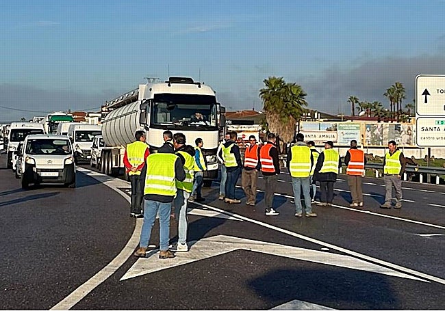 N-430 en Santa Amalia.