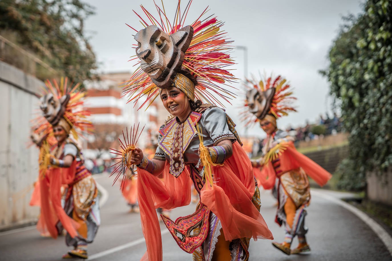 Lo mejor del desfile de comparsas del Carnaval de Mérida, en imágenes