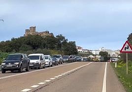 Corte de carretera ayer miércoles