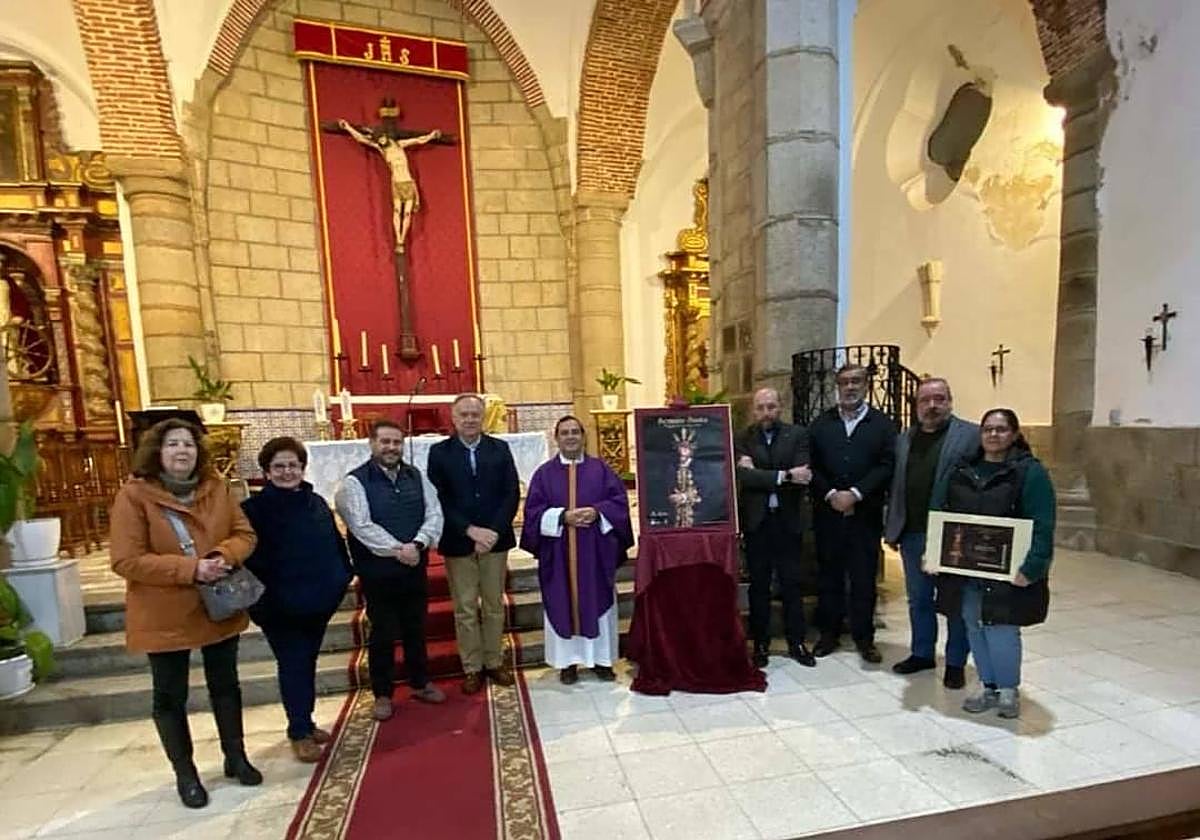 Presentación del cartel tras los actos litúrgicos del Miércoles de Ceniza.