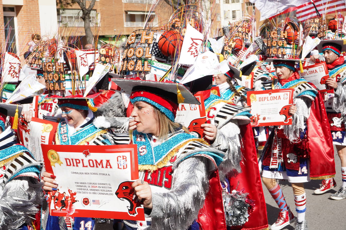 Las mejores imágenes del Desfile despedida del Carnaval de Badajoz 2024 (II)