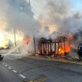 «En pocos segundos estaba todo el tejado ardiendo, fue muy rápido»