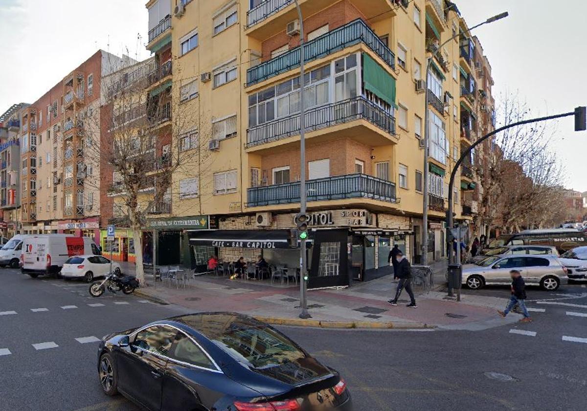 Bar Capitol en la avenida Ricardo Carapeto de Badajoz.