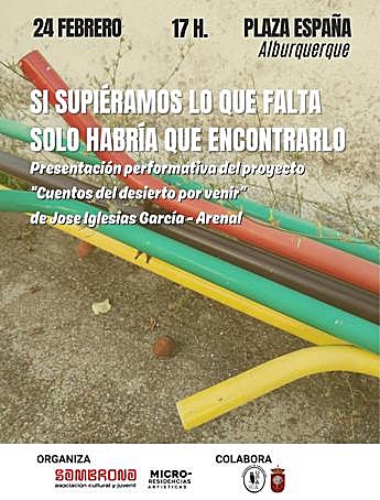 Cartel anunciador de la presentación