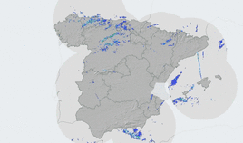 Radar de la Agencia Estatal de Meteorología.