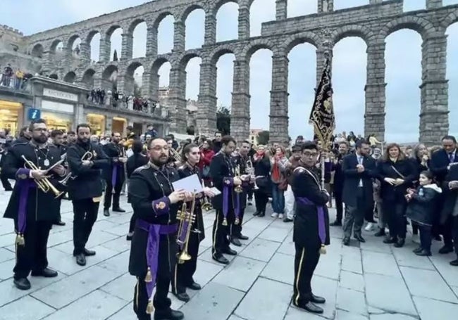 Presentación de la Pasión cacereña en Segovia en 2023.