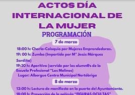 Fregenal disfrutará de varias actividades por el Día Internacional de la Mujer