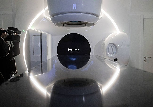 Imagen del acelerador lineal de Cáceres.