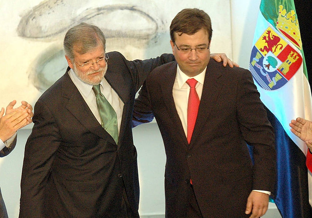 Ibarra en la primera toma de posesión de Vara como presidente de la Junta el 27 de junio de 2007.