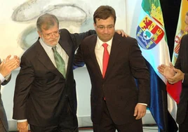 Ibarra en la primera toma de posesión de Vara como presidente de la Junta el 27 de junio de 2007.