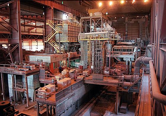 Imagen de archivo del interior de Siderurgia Balboa.