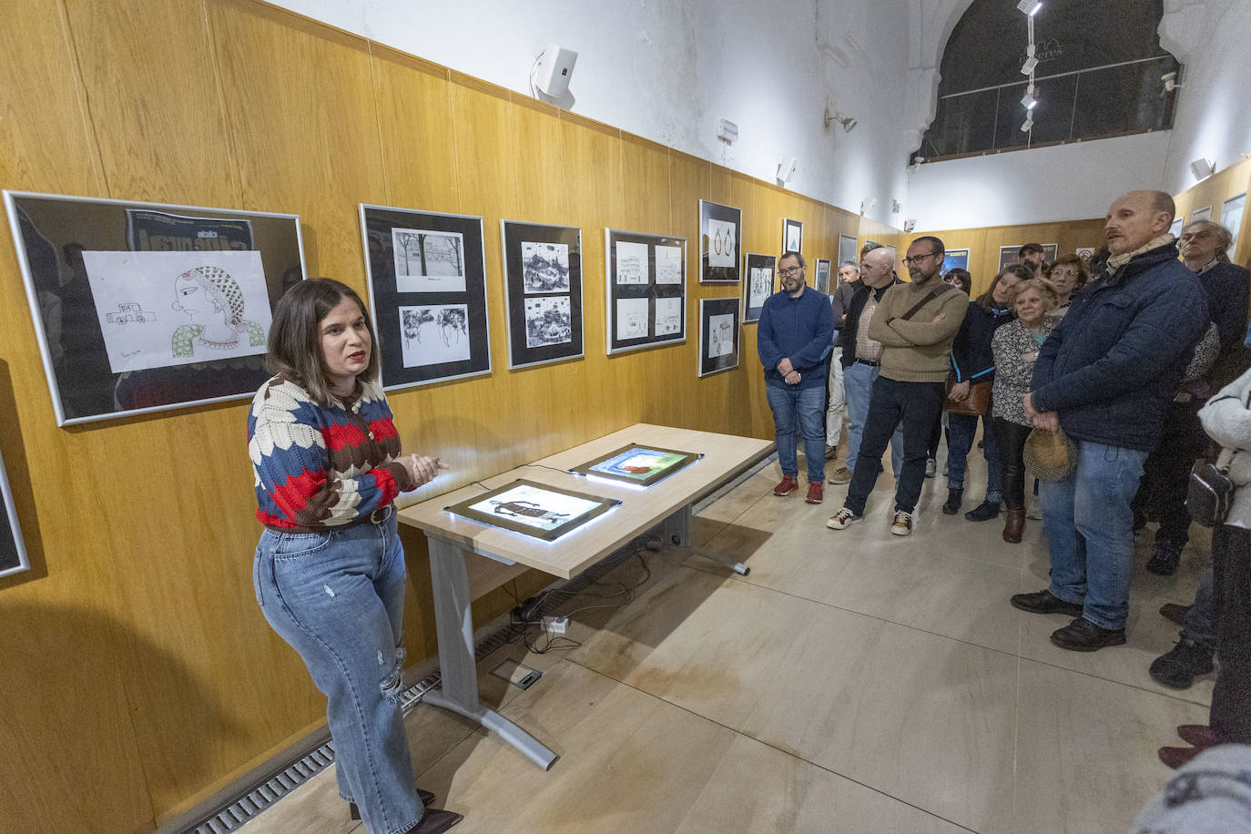 Exposición sobre el 'Sueño de la Sultana' en la Filmoteca de Extremadura.