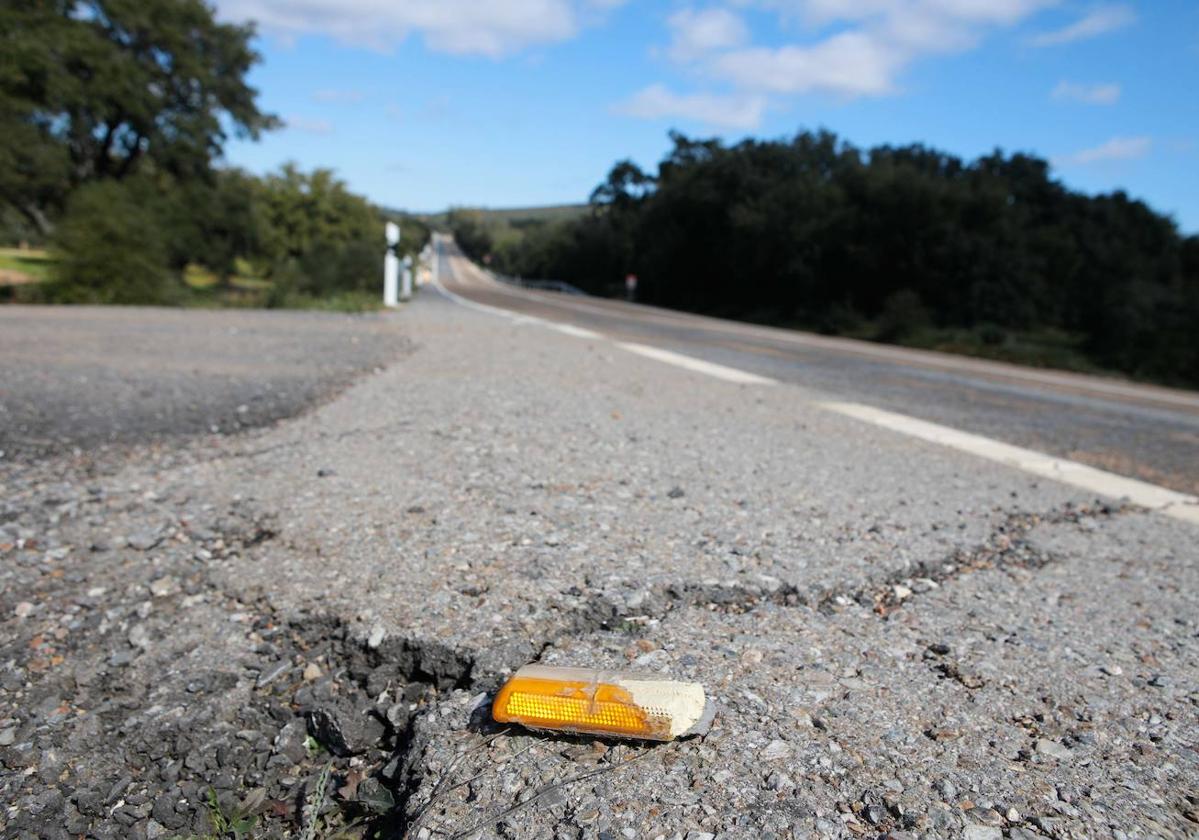 Estado de la carretera Badajoz-Cáceres