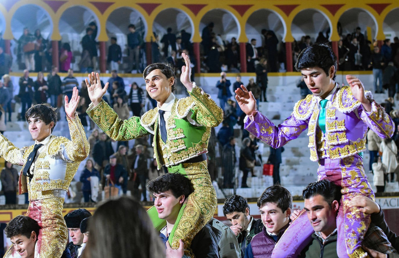 La novillada del viernes en la Feria de Olivenza 2024, en imágenes