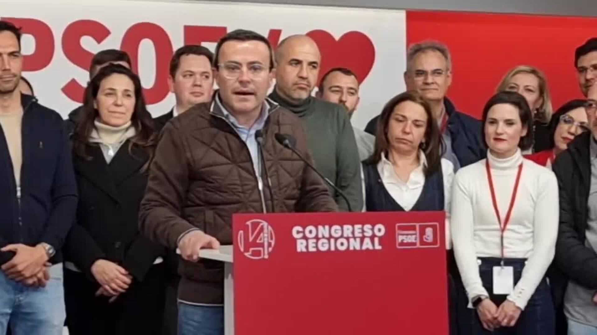 El PSOE elige a Miguel Ángel Gallardo como secretario general