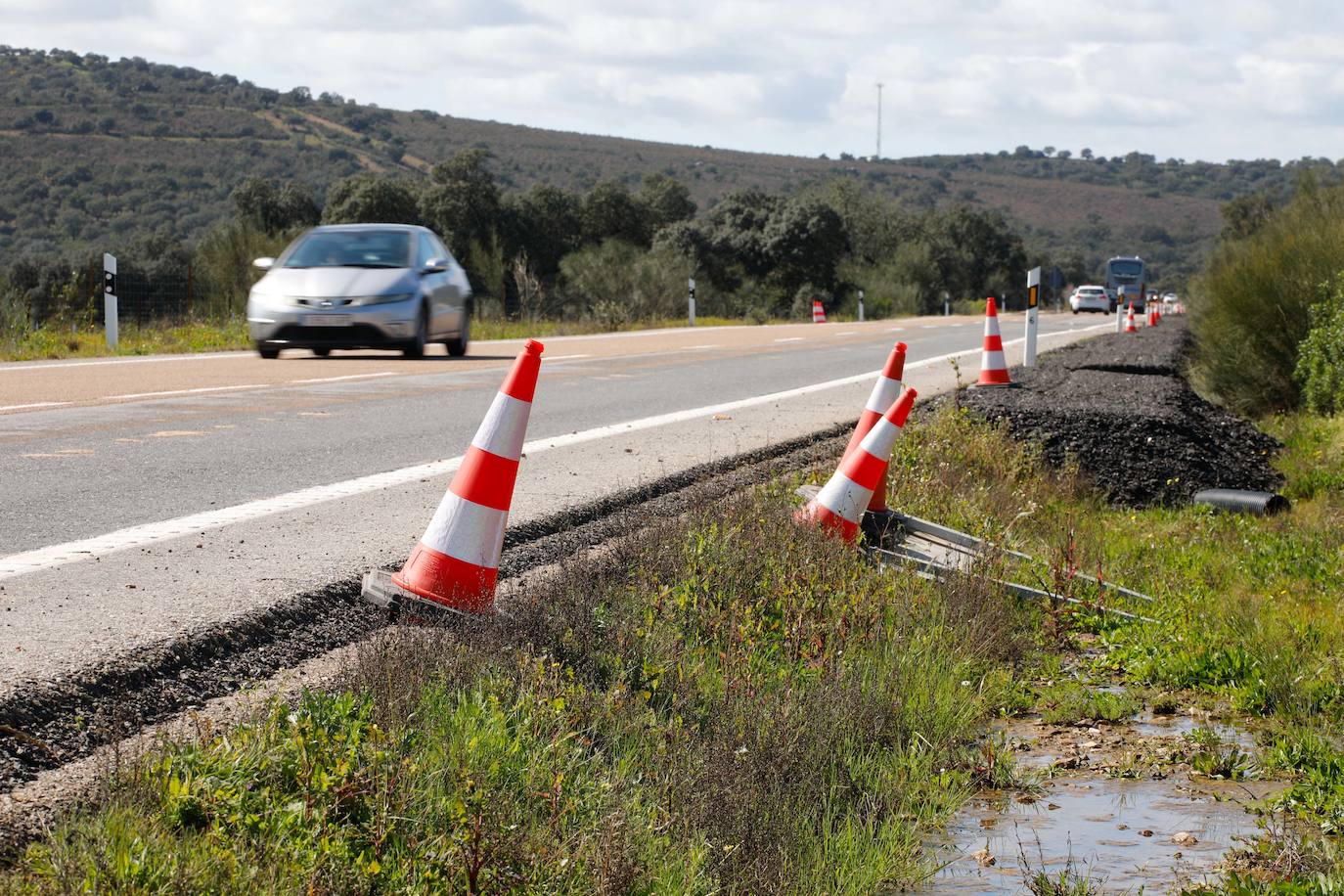 Estado de la carretera Badajoz-Cáceres