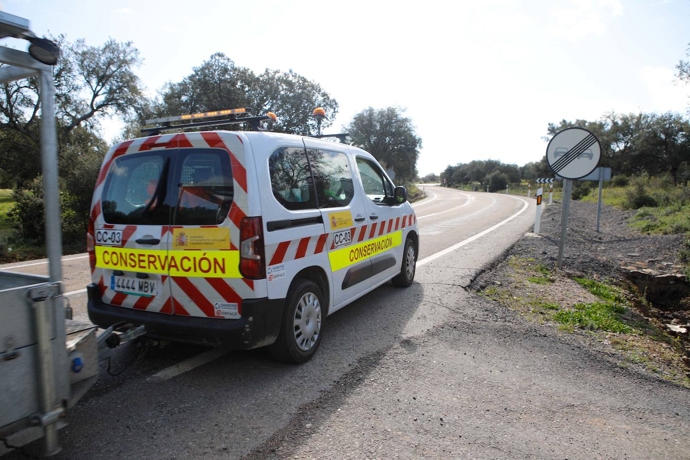 Estado de la carretera Badajoz-Cáceres