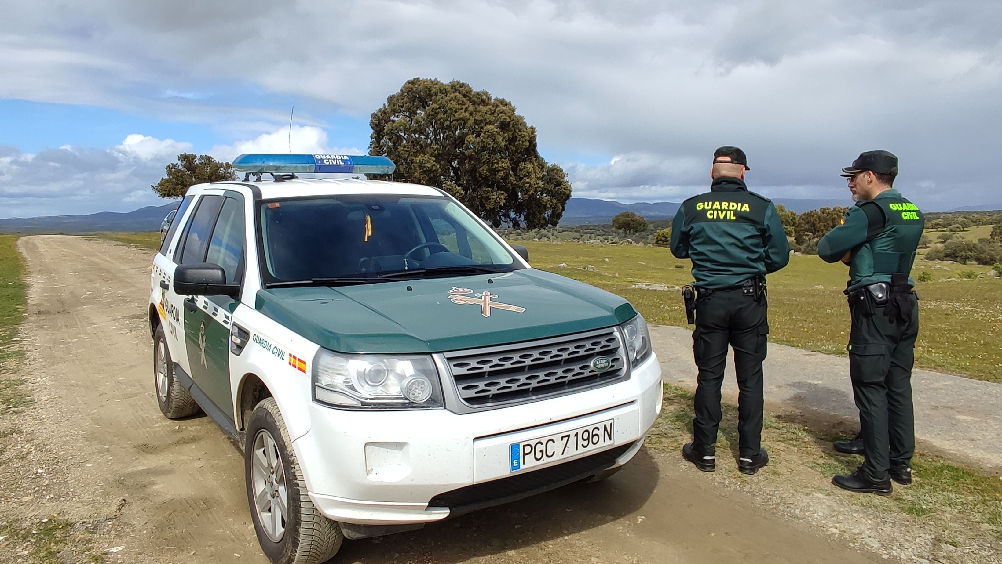 La zona de Hinojal donde se ha hallado el cadáver, en imágenes