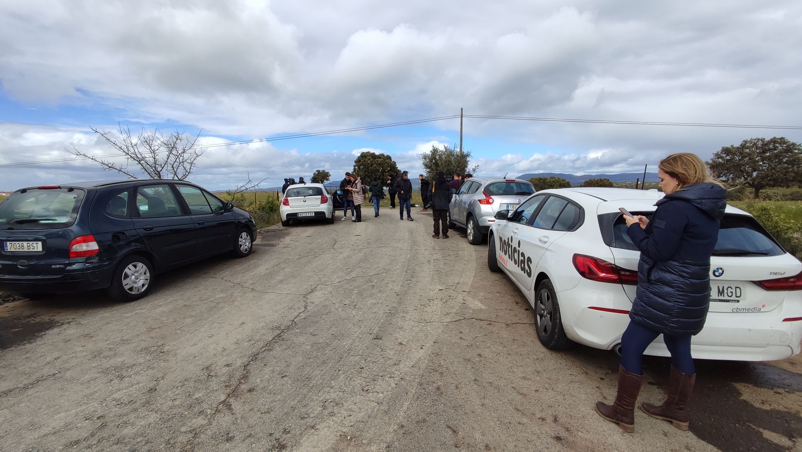 La zona de Hinojal donde se ha hallado el cadáver, en imágenes