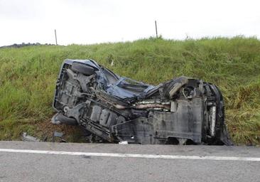 Muere uno de los conductores heridos en la colisión en la carretera de Casar de Cáceres