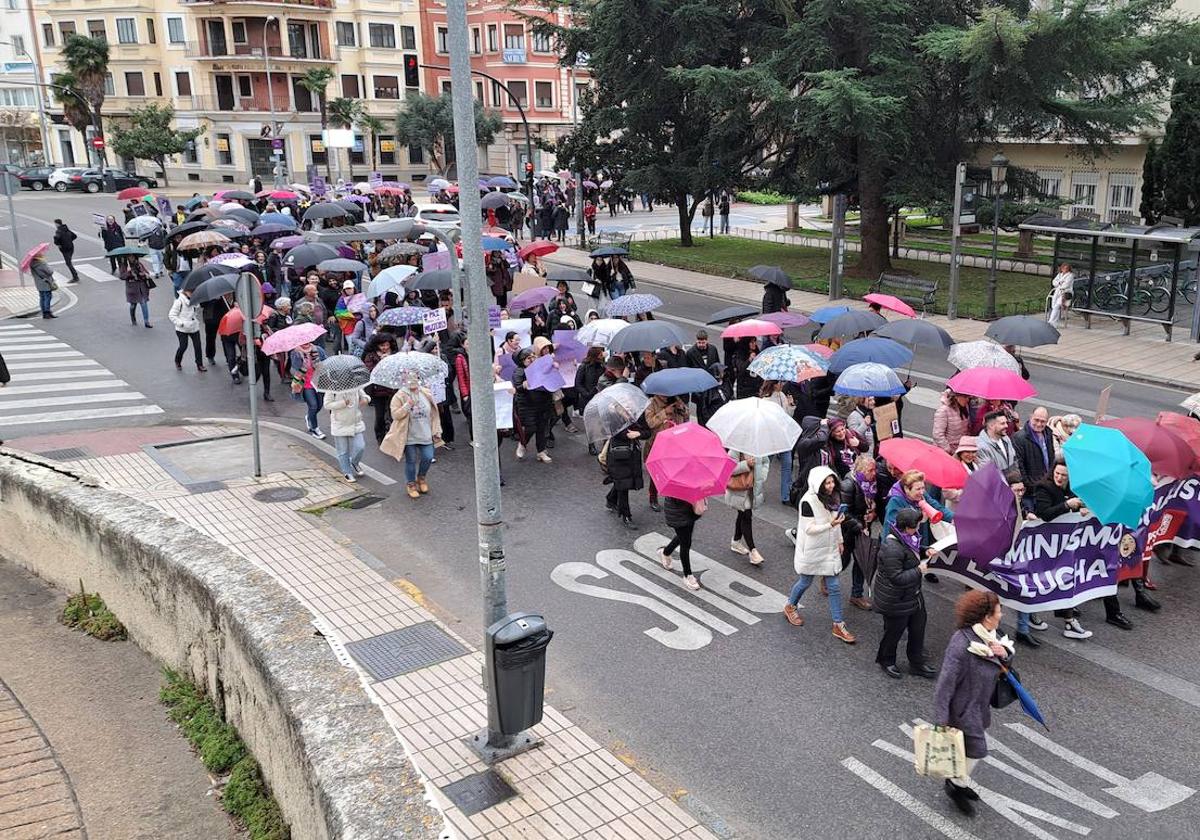 Así hemos contado las manifestaciones del 8M en Extremadura