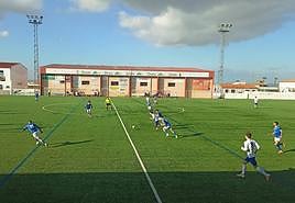 Partido con dos partes bien distintas ayer en el Marmelo