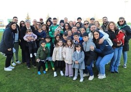 Familiares y amigos homenajearon a Pajuelo este domingo.