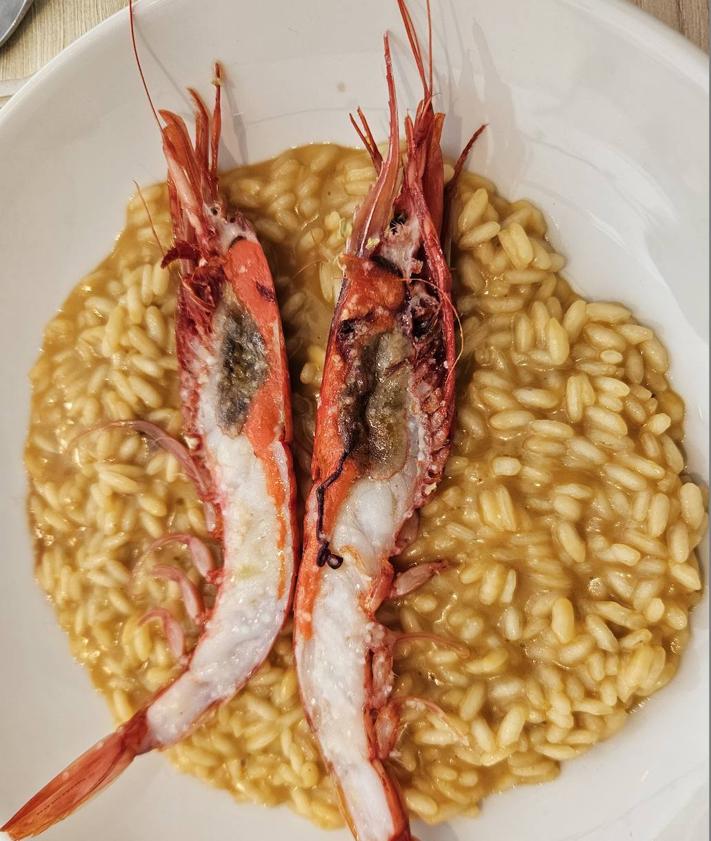 Imagen secundaria 2 - Carpaccio, ensaladilla y arroz meloso, de la variedad carnaroli.