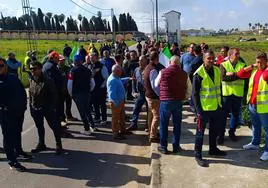 Protesta de agricultores por las calles de Badajoz