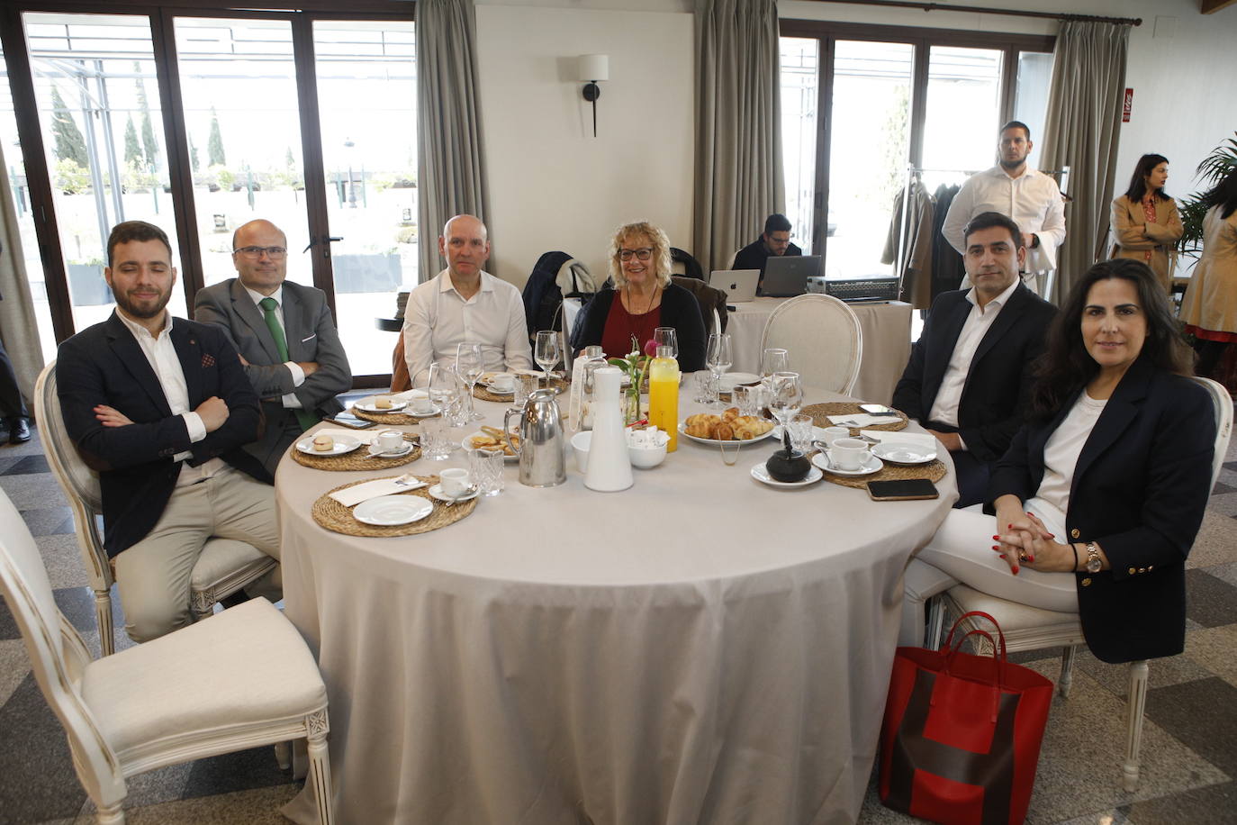 David González, José Manuel Aguirre, Adolfo Cordero, Cristina Marcos,José Manuel Acosta y Ana García Calvo.