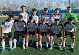 Equipo juvenil de Mérida AD que compite en División de Honor.