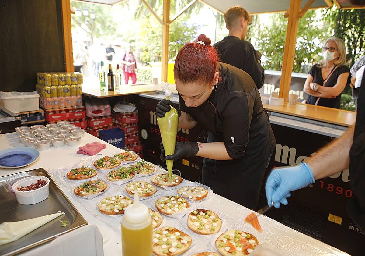 Una edición anterior de la feria de la tapa Extregusta.