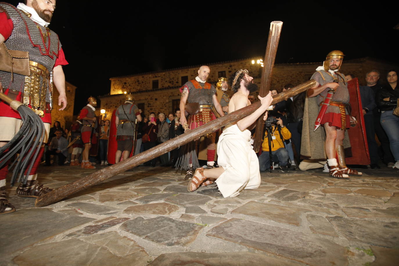 La representación de la Pasión Viviente en Cáceres, en imágenes (3)