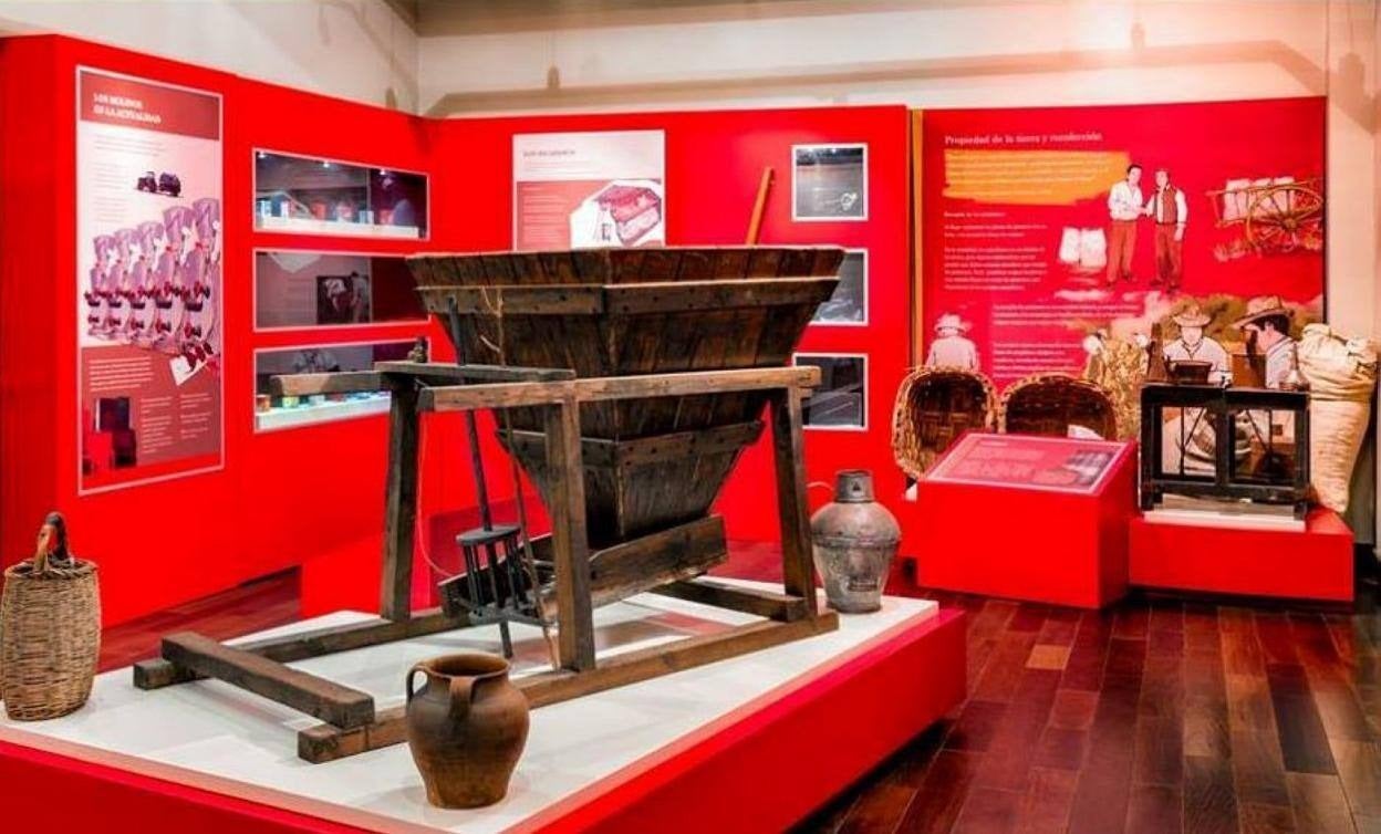 Una de las salas del Museo del Pimentón.