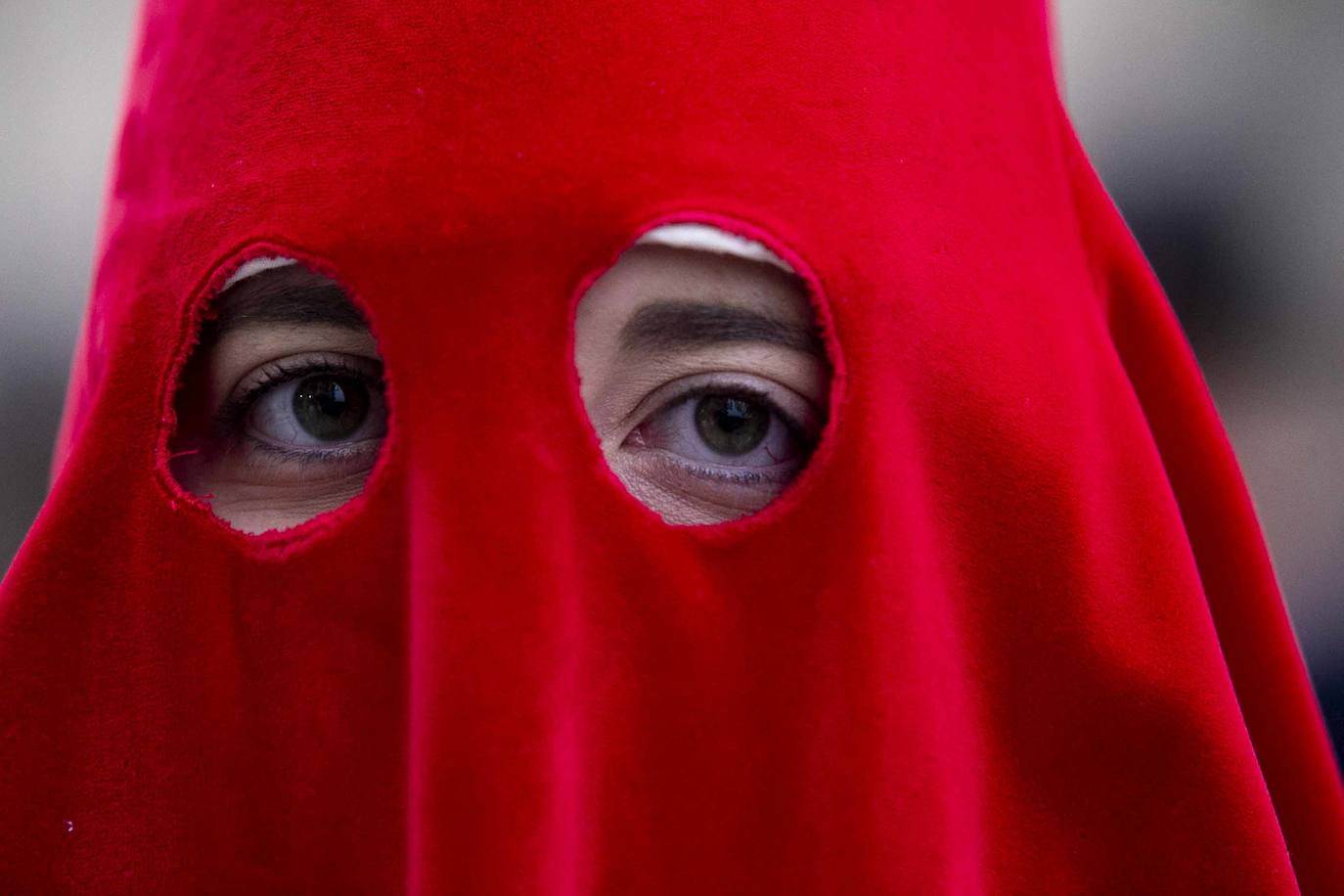 Desde la Concatedral ha salido la cofradía Infantil con su paso Entrada de Jesús en Jerusalén.