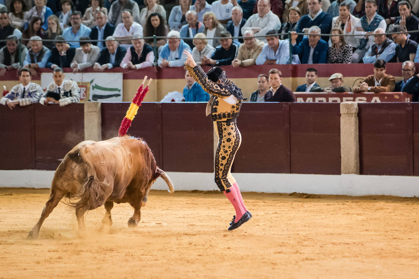 Las mejores imágenes de la corrida de Emilio de Justo, Talavante y Juan Ortega en Almendralejo (II)