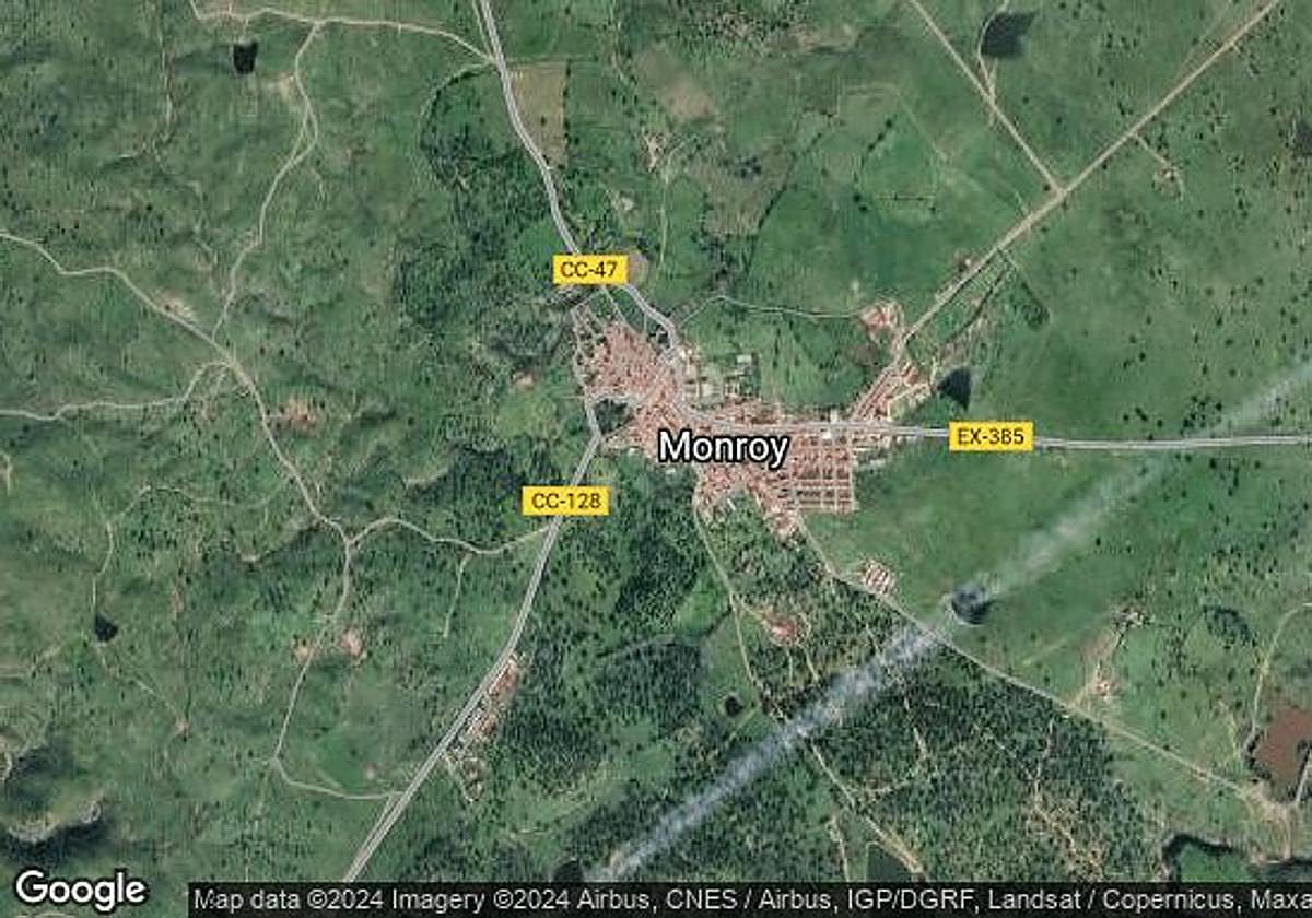 Intento de agresión con arma blanca a agentes de la Guardia Civil durante el incendio de una vivienda en Monroy