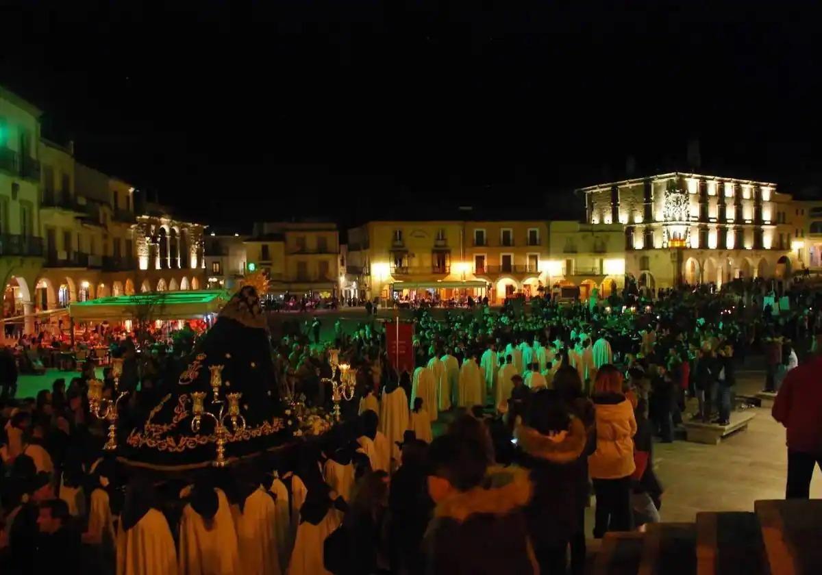 Tres procesiones de Trujillo, pendientes del tiempo este Miércoles Santo