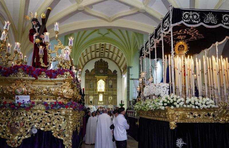 La Hermandad de Santo Domingo de Badajoz se quedó en el templo