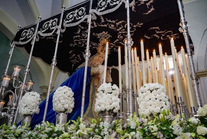 La Hermandad de Santo Domingo de Badajoz se quedó en el templo