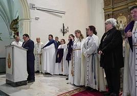 La Hermandad de Santo Domingo de Badajoz se quedó en el templo