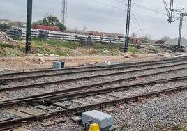 Un desprendimiento de piedras cortó la circulación ferroviaria entre Cazalla y Llerena