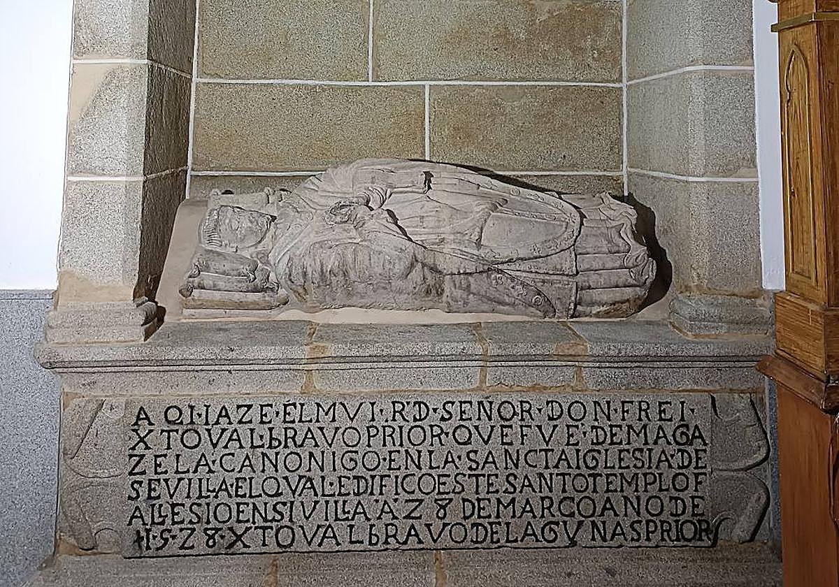 Finaliza la restauración del sepulcro del prior Bravo de Lagunas en Magacela