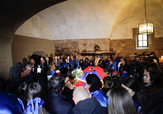 La procesión de los Andaluces tampoco pudo salir del palacio de Torre de Sande.