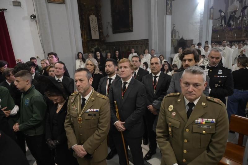 Suspensión del Santo Entierro en Badajoz. 