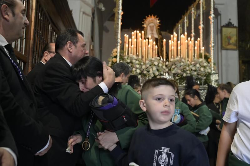 Suspensión del Santo Entierro en Badajoz. 