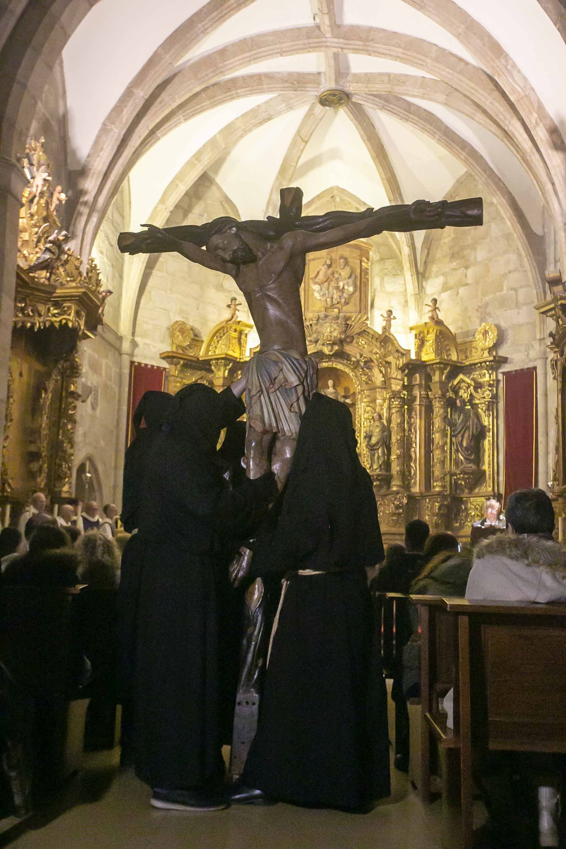 El viacrucis tuvo lugar en la Concatedral de Mérida. 