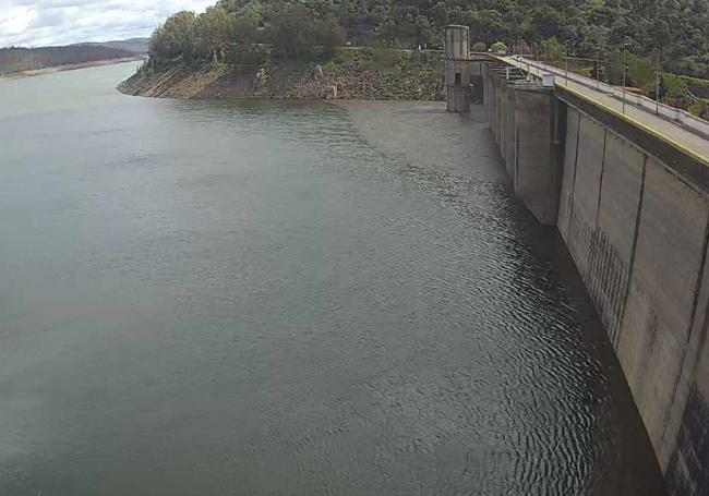 Estado del embalse de Cijara el 26 de marzo.