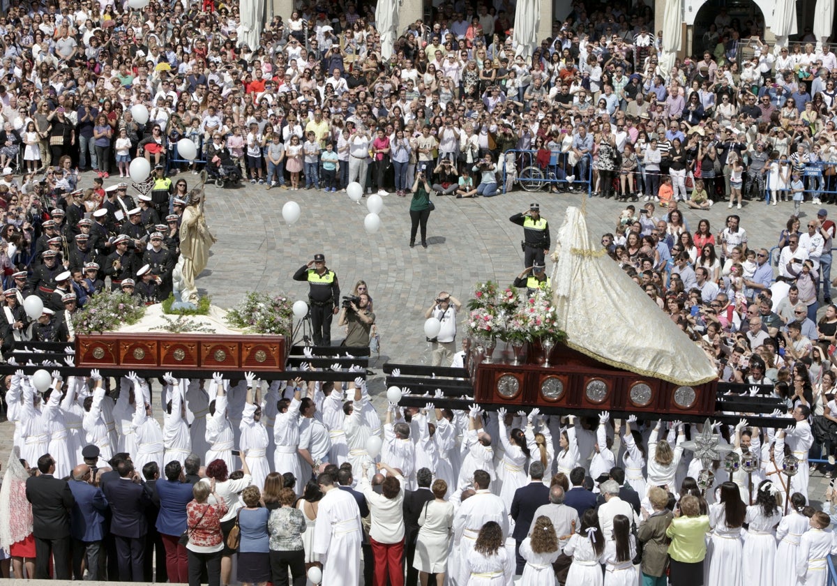 Imagen de archivo del Encuentro en la Plaza Mayor de Cáceres.